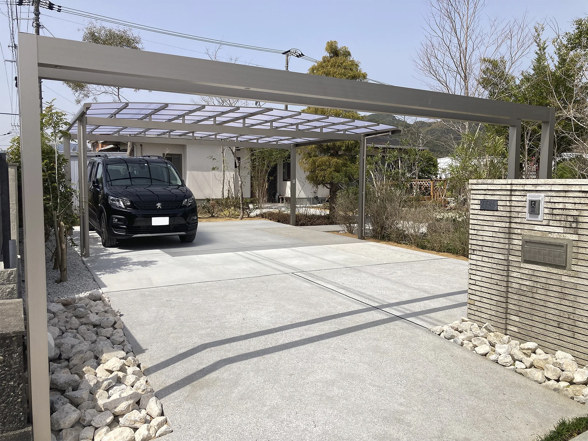 O様邸 セミクローズ外構 リフォーム 施工事例