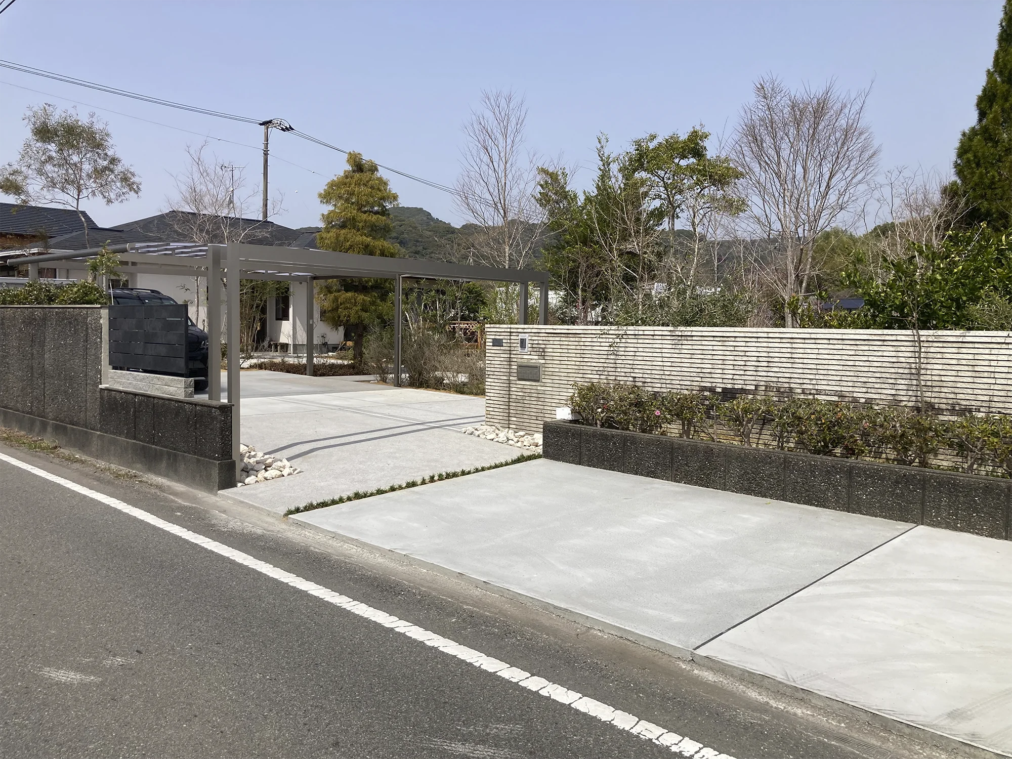 O様邸 セミクローズ外構 リフォーム 施工事例2